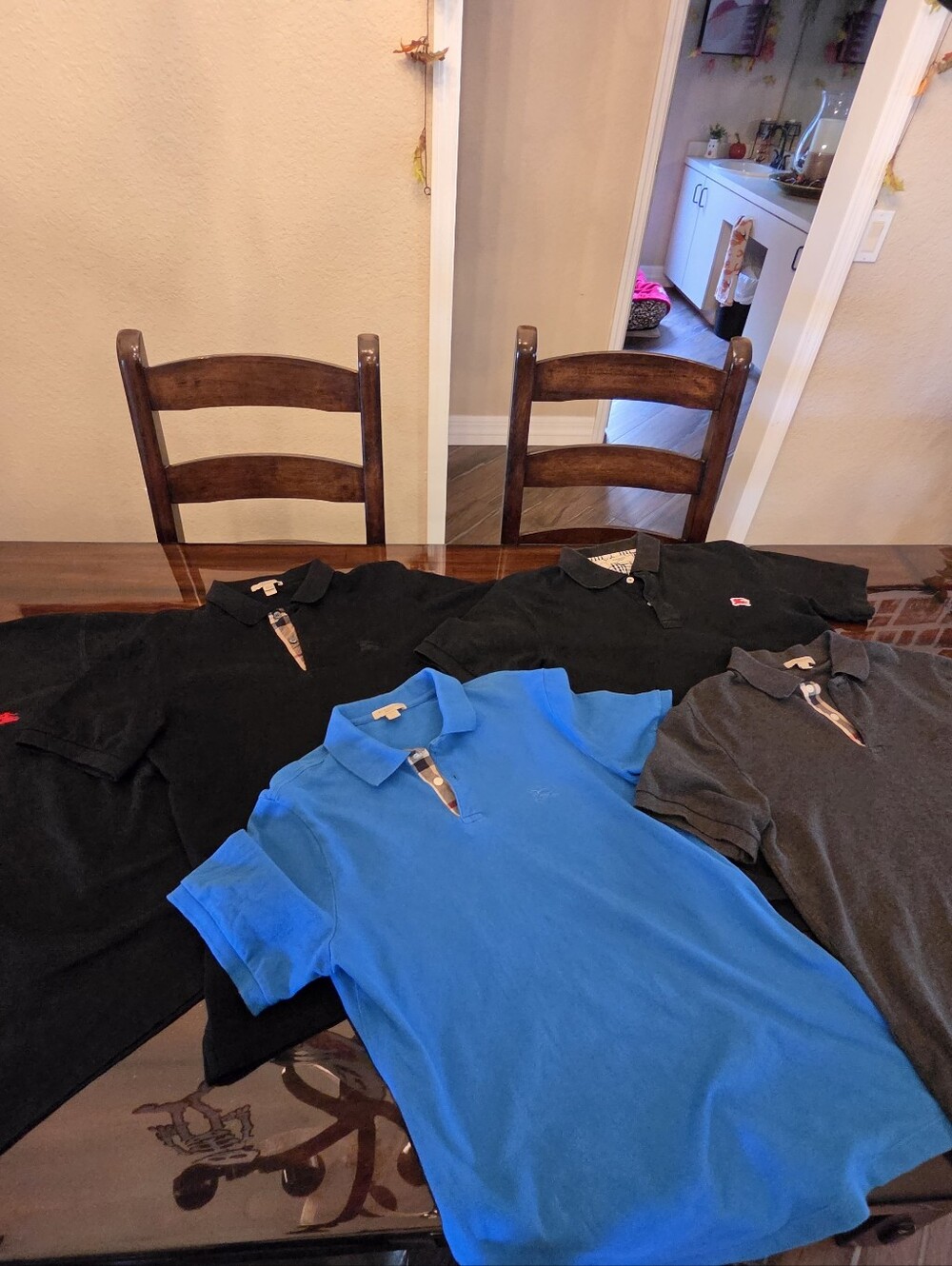 Lot Of 5 Men's Burberry Polo Shirts - Picture 12 of 14